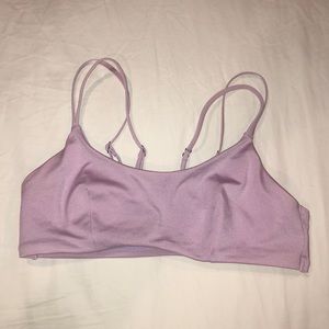 Lavender strappy bikini top || H&M